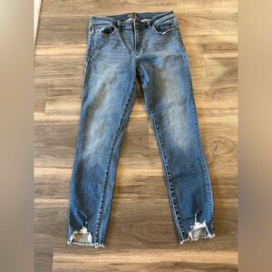 Abercrombie Mid Rise Super Skinny Ankle Jeans